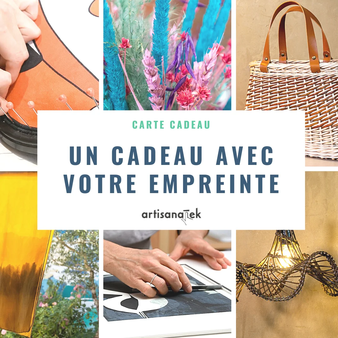 Une carte cadeau avec votre empreinte